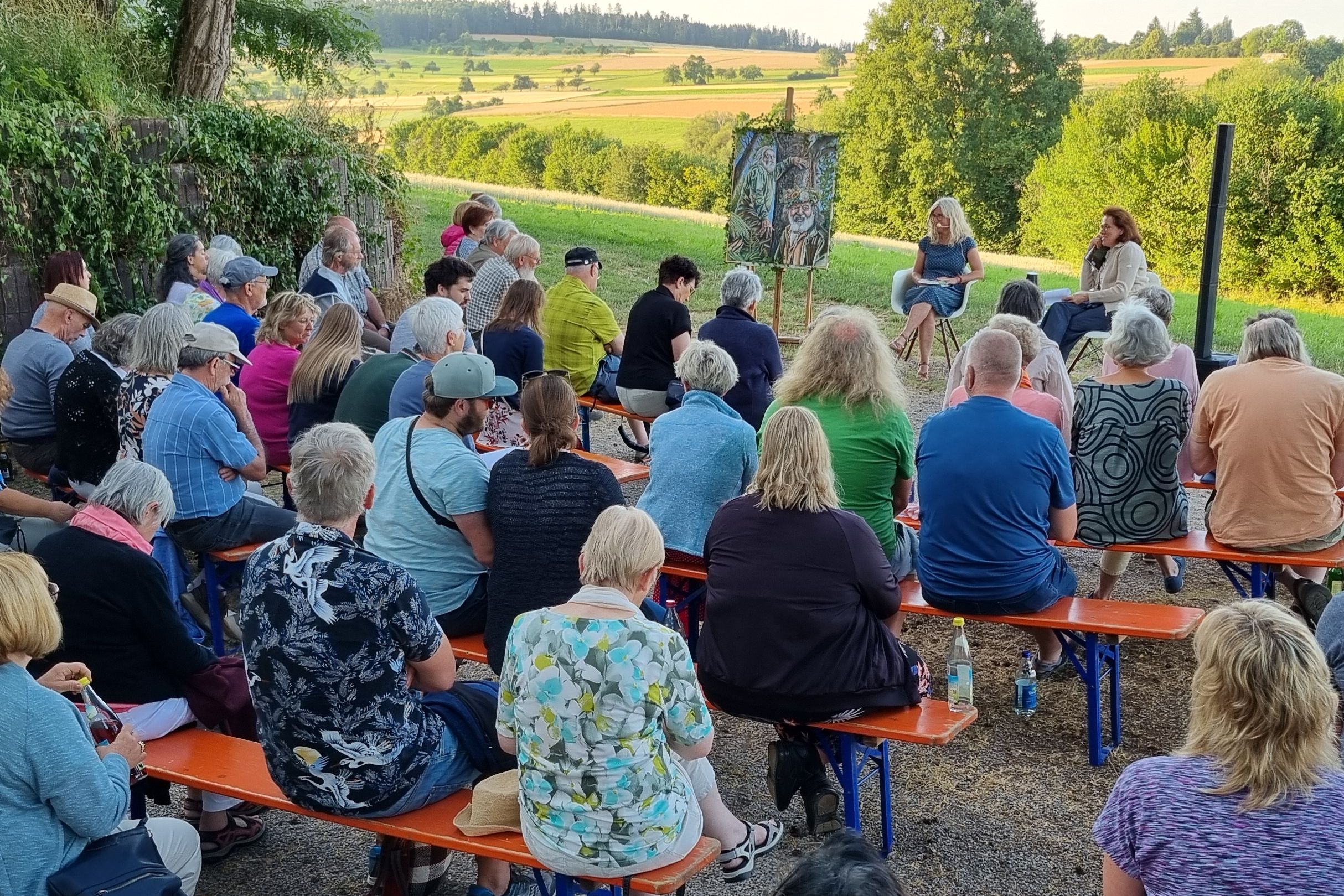 Open Air Lesung am Rotfelder Schützenhaus