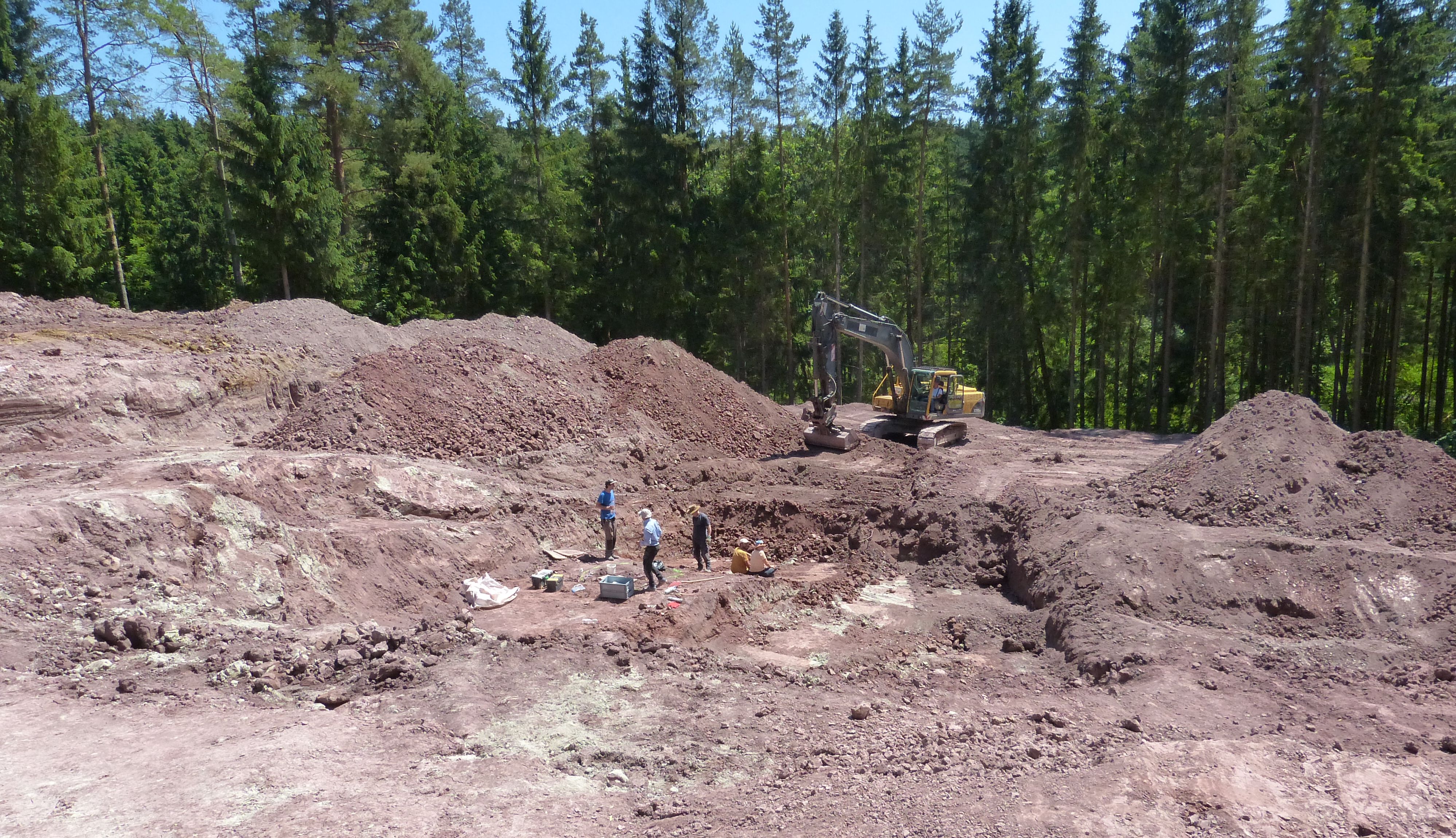 Trias Grabungsstätte Trossingen
