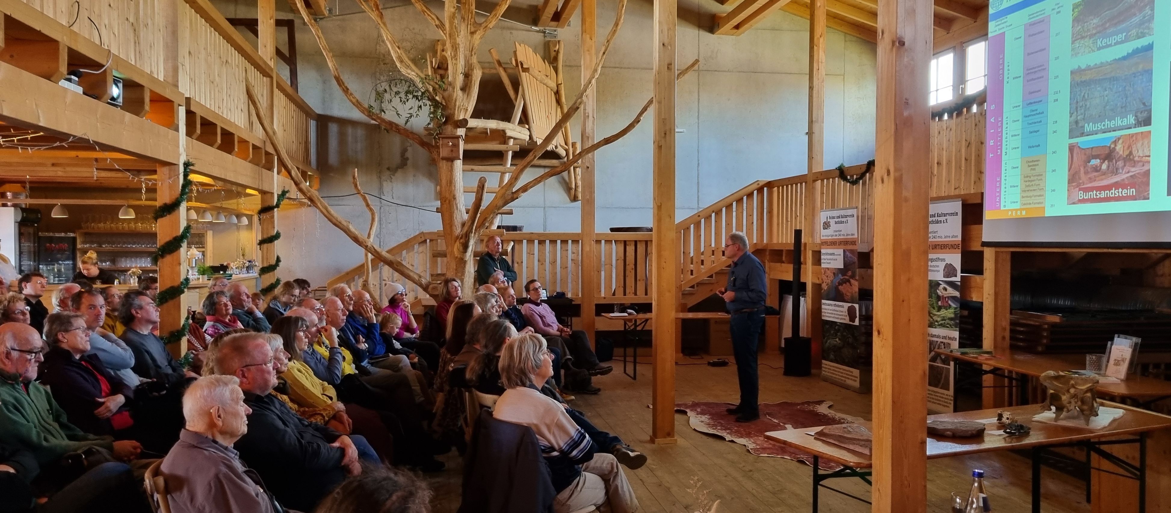 Prof. Dr. Rainer Schoch Saurier Vortrag im Rotfeldener Freizeitpark