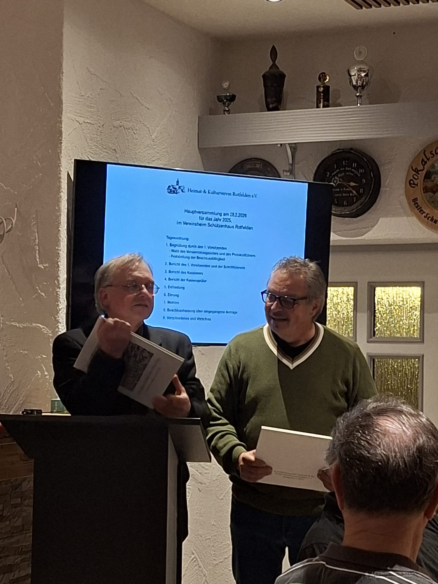 HuKVR Ehrung von Harald Kübler